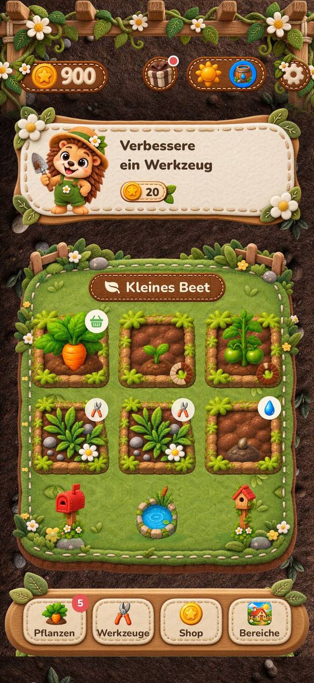 Tiny Garden Days: das Kleine Beet mit Karotte und Tomate